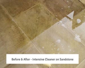 Before After Intensive Cleaner on Sandstone 600x480 1