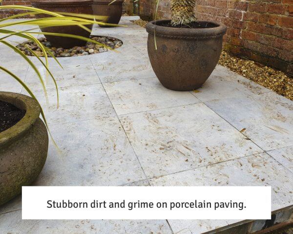 Stubborn dirt and grime on porcelain paving 600x480 1